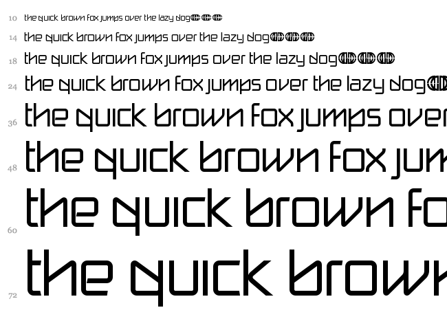 Break Label font waterfall